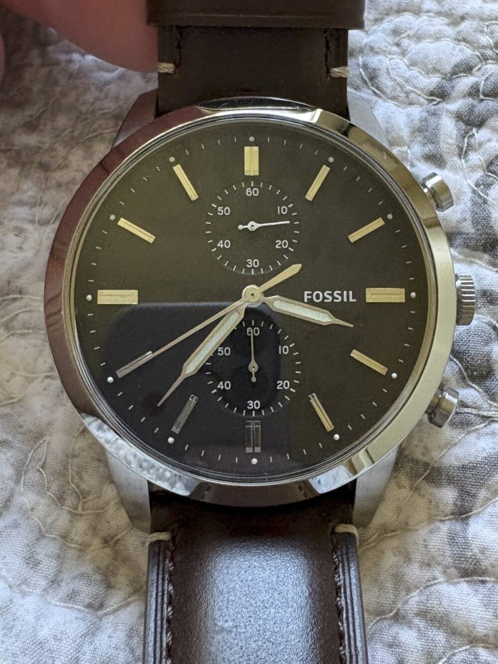 Fossil Townsman Chronograph Black